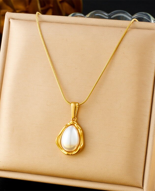 Eternity Pearl Necklace