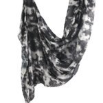 Midnight Petals Modal Hijab