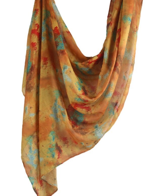 Saffron Canvas Modal Hijab