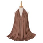 Mocha brown Jersey Hijab