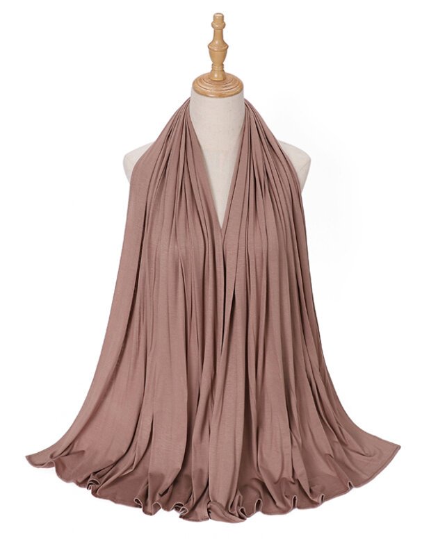 Rose Taupe Jersey Hijab