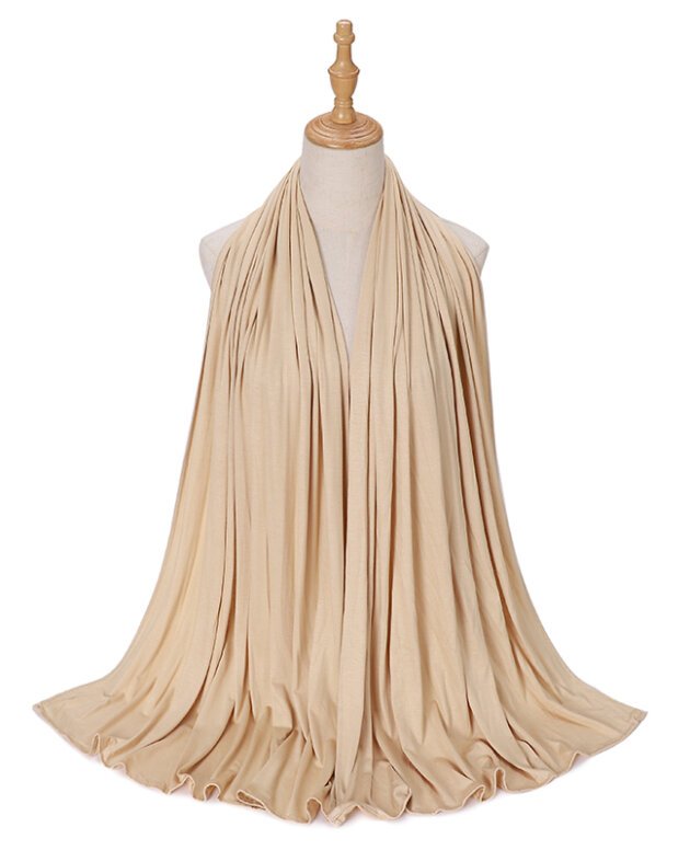 Jersey Hijab — Beige