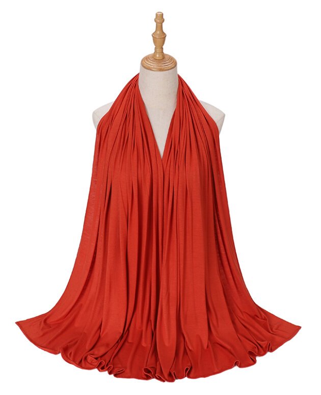 Poppy Red Jersey Hijab