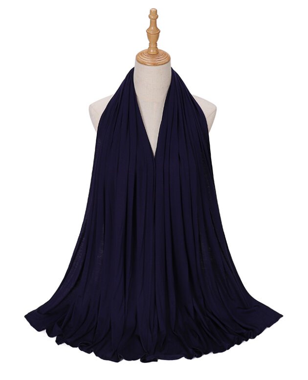 jersey Hijab— Navy