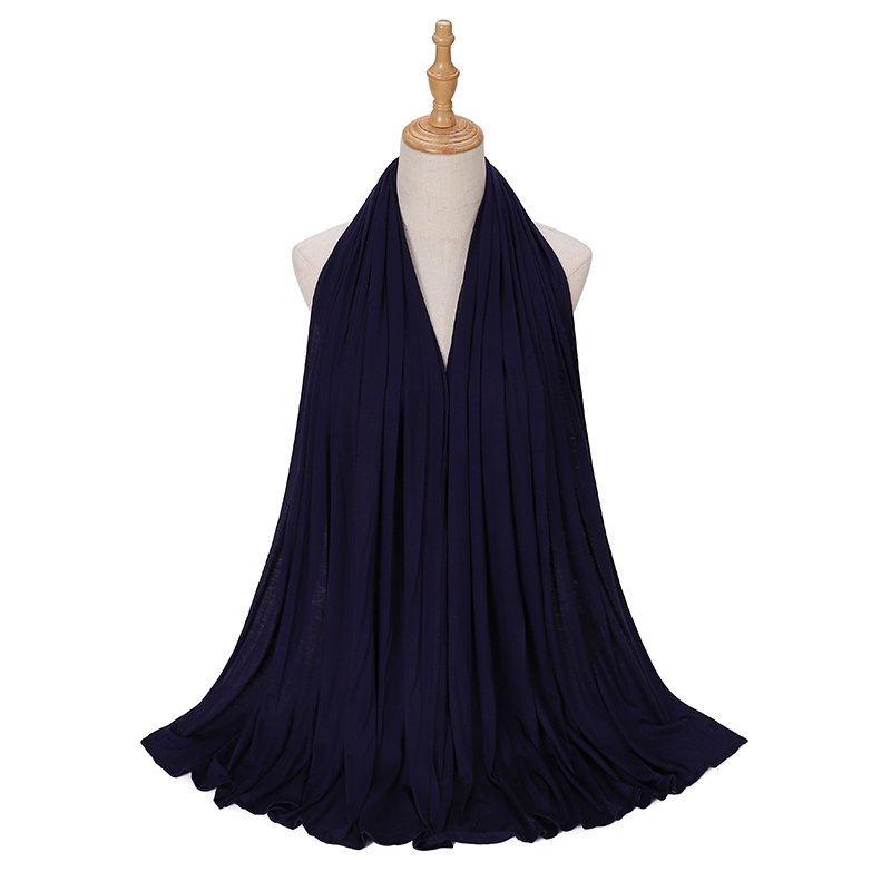 jersey Hijab— Navy