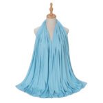 Sky Blue Jersey Hijab